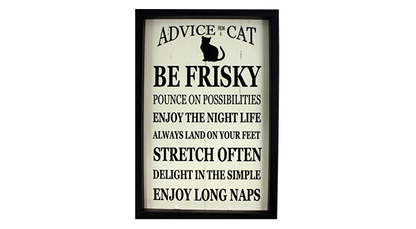 Advice From a Cat Sign