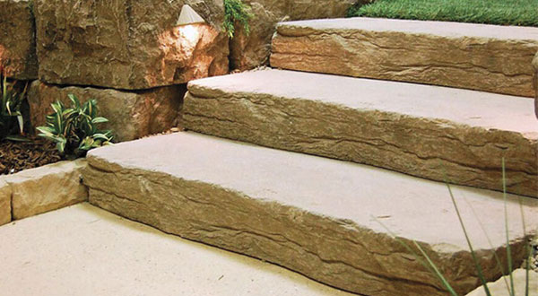 4′ Country Stone Step