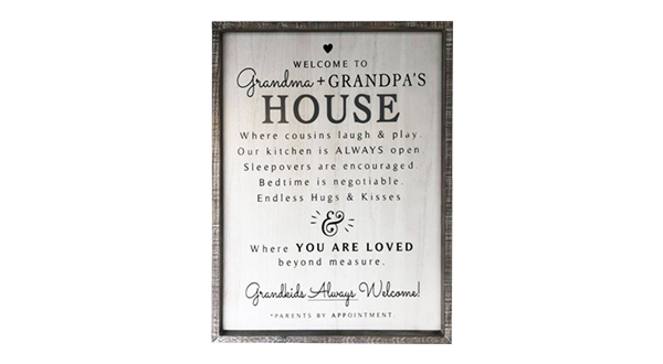 Welcome to Grandma & Grandpa's House