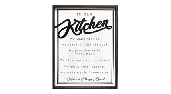 In Our Kitchen Sign