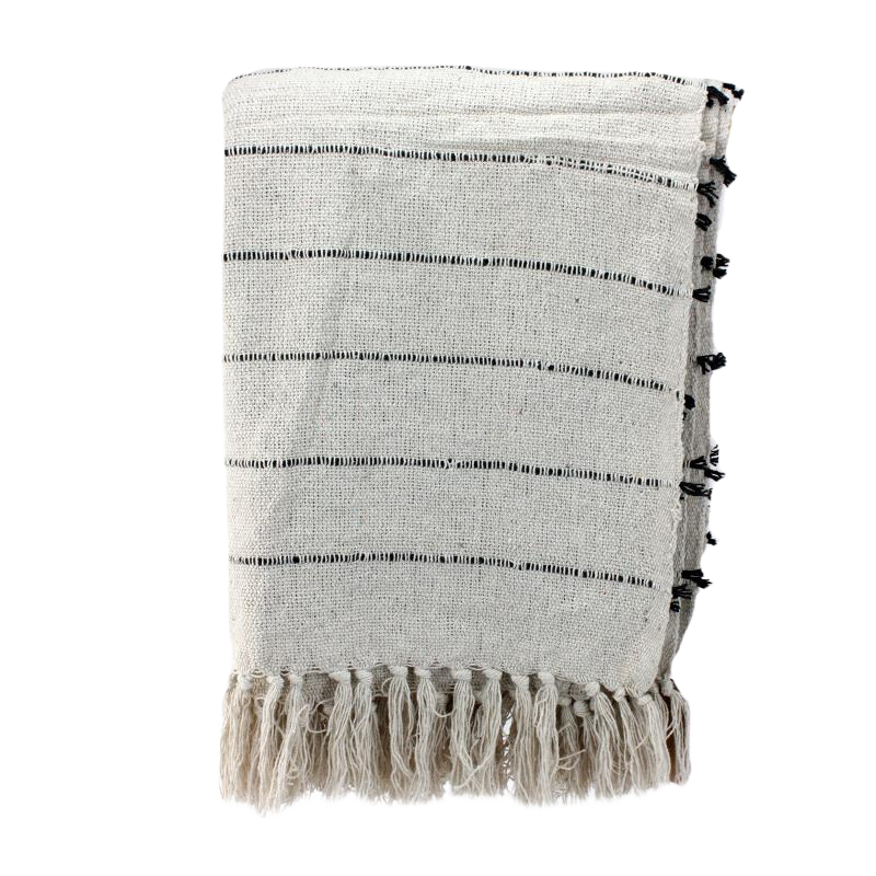 Throw Blanket - Natural White