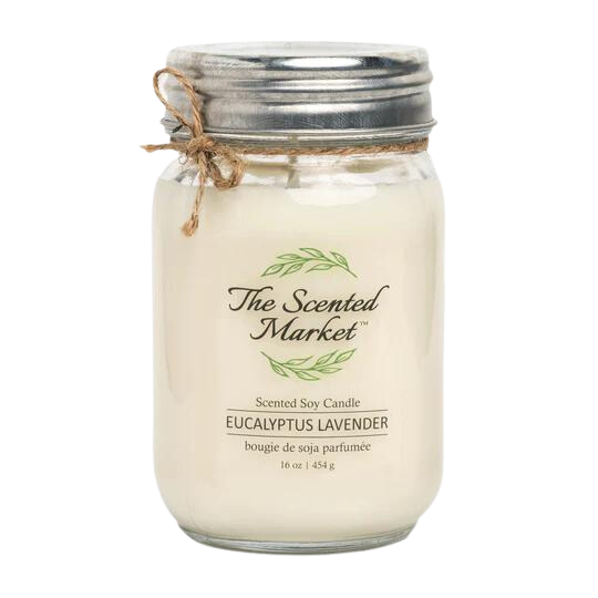 Eucalyptus Lavender - 16oz - Soy Wax Candle