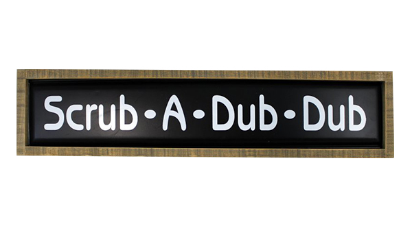Scrub-A-Dub Sign