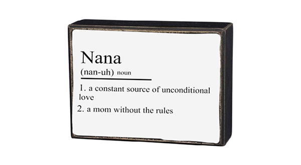 Nana Box Sign