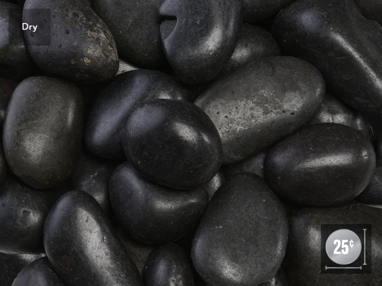 Ornate Polishes Black Pebbles