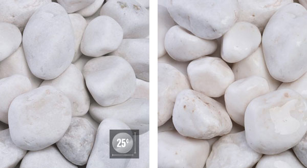 Ornate White Pebbles (White Unpolished 2-3″)